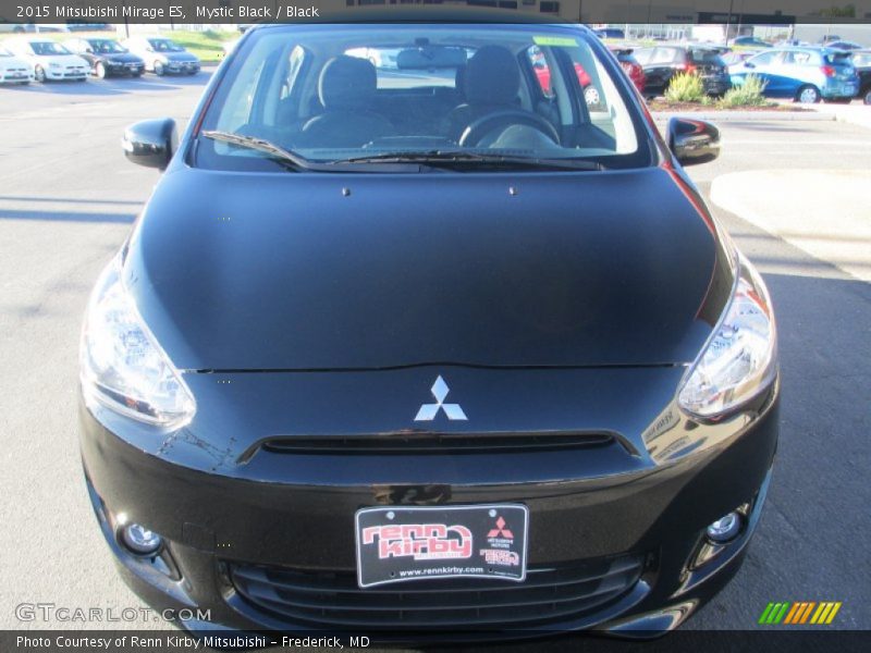 Mystic Black / Black 2015 Mitsubishi Mirage ES