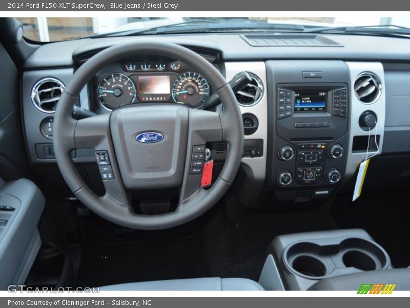 Blue Jeans / Steel Grey 2014 Ford F150 XLT SuperCrew