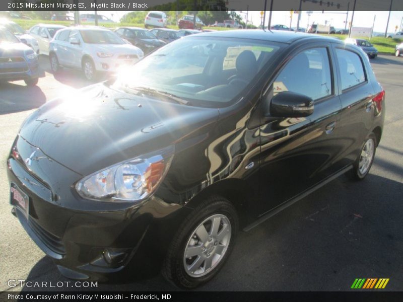 Mystic Black / Black 2015 Mitsubishi Mirage ES
