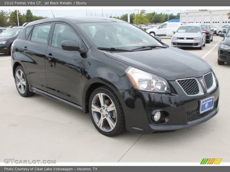 Jet Black Metallic / Ebony 2010 Pontiac Vibe GT