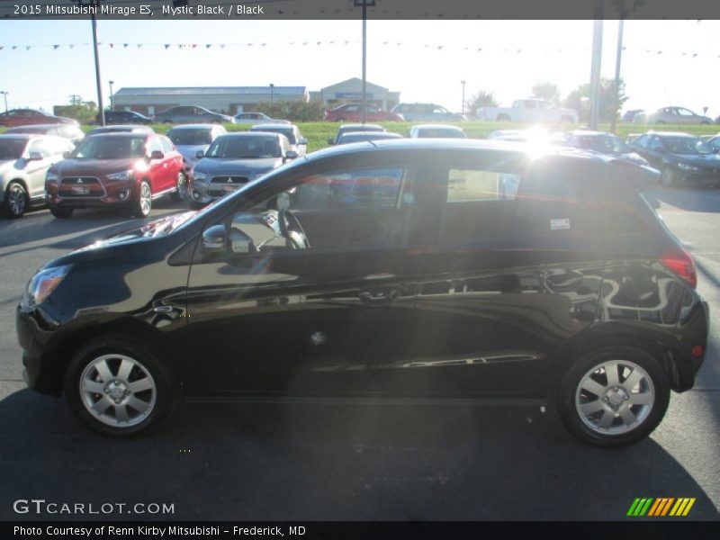 Mystic Black / Black 2015 Mitsubishi Mirage ES
