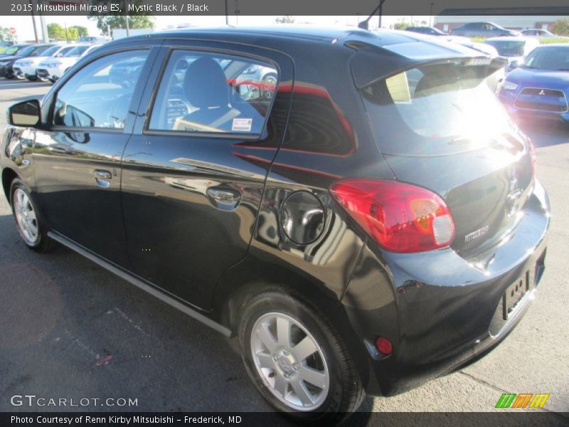 Mystic Black / Black 2015 Mitsubishi Mirage ES