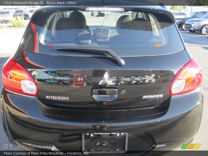 Mystic Black / Black 2015 Mitsubishi Mirage ES
