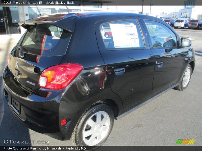 Mystic Black / Black 2015 Mitsubishi Mirage ES