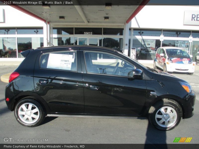 Mystic Black / Black 2015 Mitsubishi Mirage ES