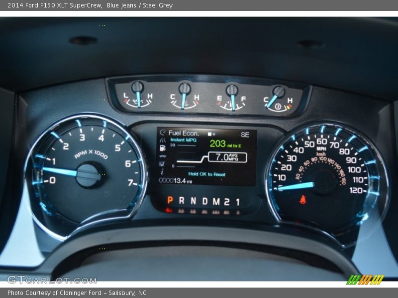 Blue Jeans / Steel Grey 2014 Ford F150 XLT SuperCrew