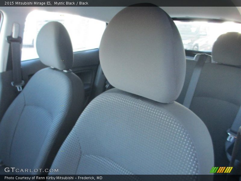 Mystic Black / Black 2015 Mitsubishi Mirage ES