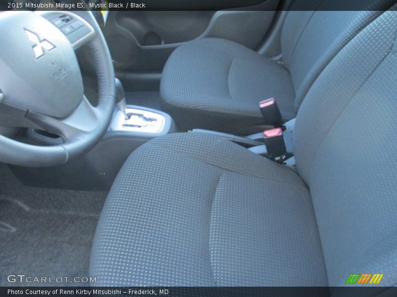 Mystic Black / Black 2015 Mitsubishi Mirage ES