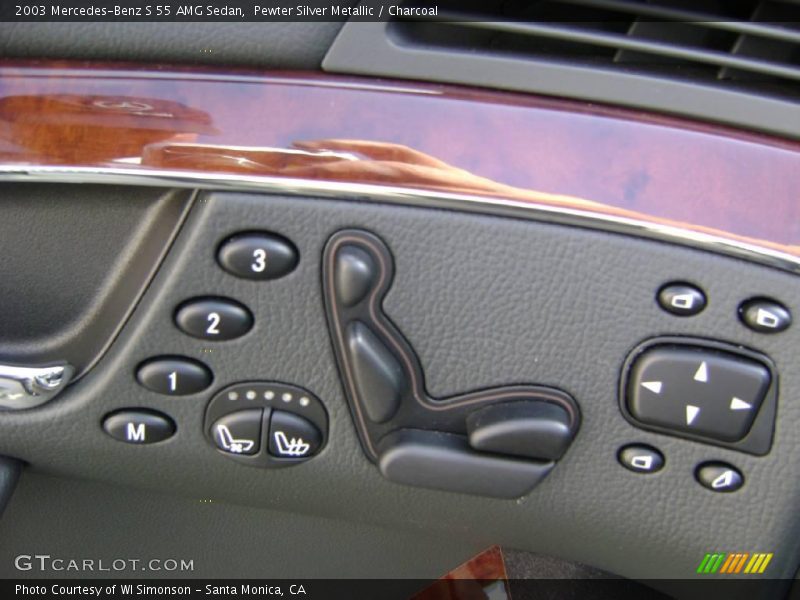 Pewter Silver Metallic / Charcoal 2003 Mercedes-Benz S 55 AMG Sedan