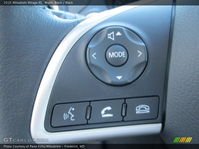 Mystic Black / Black 2015 Mitsubishi Mirage ES
