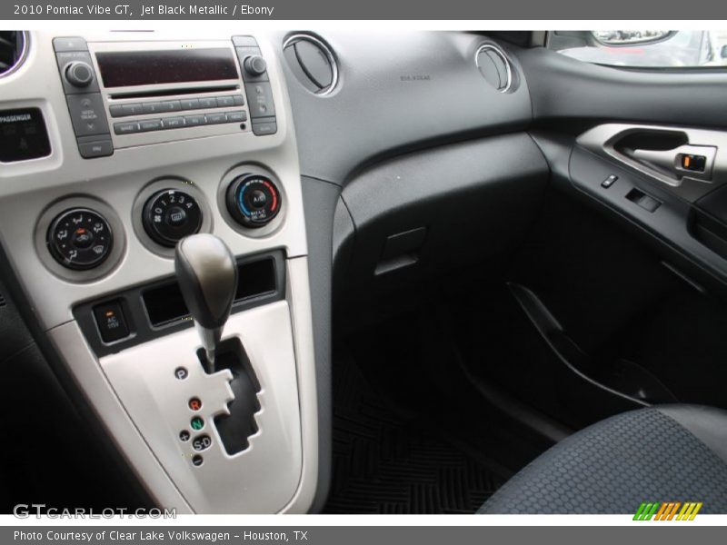 Jet Black Metallic / Ebony 2010 Pontiac Vibe GT
