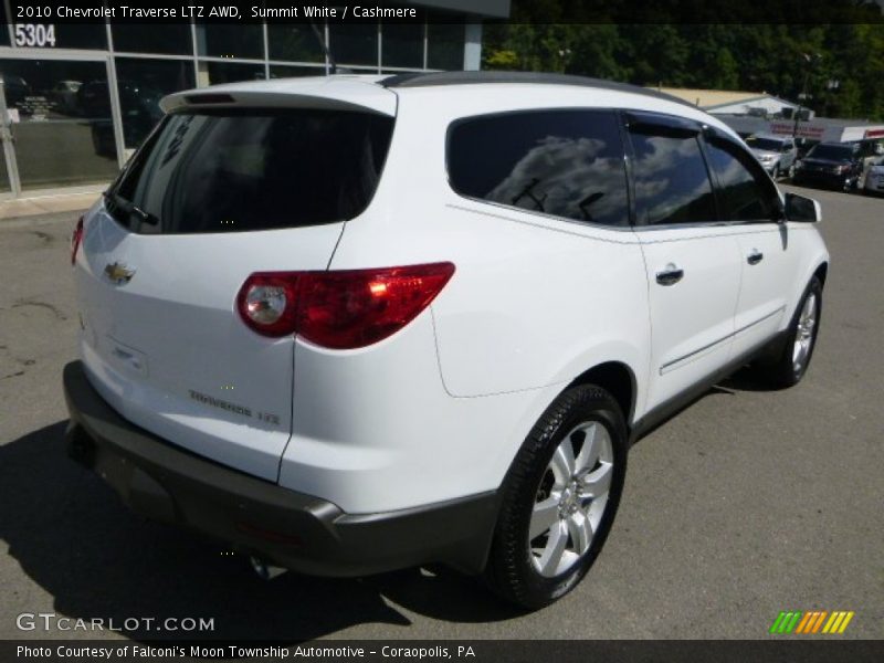 Summit White / Cashmere 2010 Chevrolet Traverse LTZ AWD