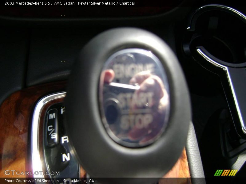 Pewter Silver Metallic / Charcoal 2003 Mercedes-Benz S 55 AMG Sedan