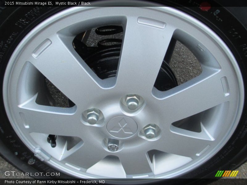 Mystic Black / Black 2015 Mitsubishi Mirage ES