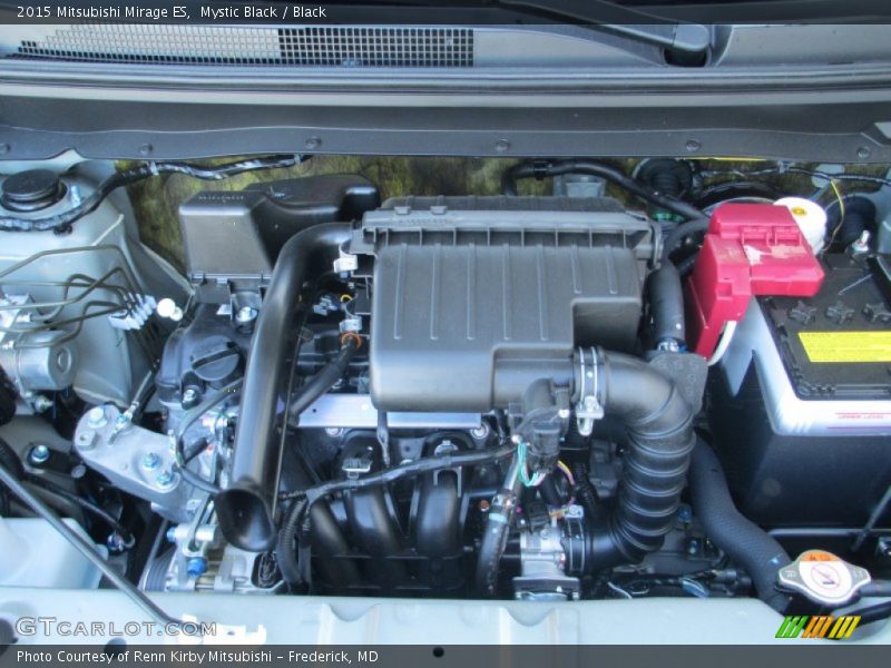 Mystic Black / Black 2015 Mitsubishi Mirage ES