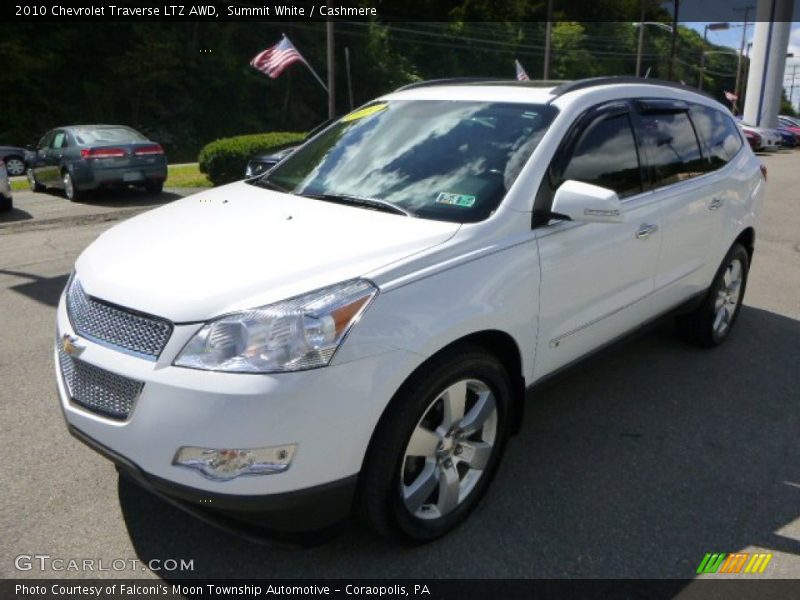 Summit White / Cashmere 2010 Chevrolet Traverse LTZ AWD