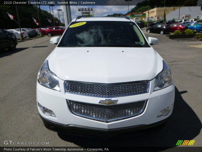Summit White / Cashmere 2010 Chevrolet Traverse LTZ AWD
