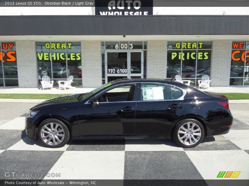Obsidian Black / Light Gray 2013 Lexus GS 350