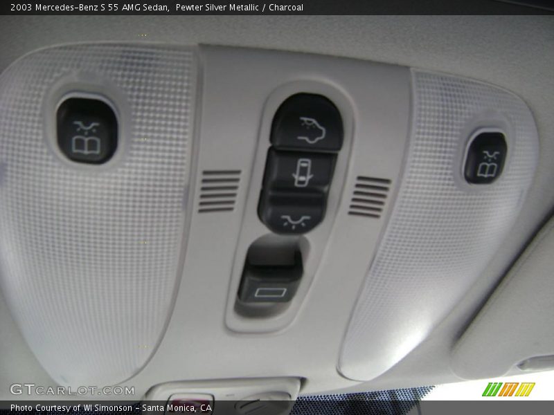 Pewter Silver Metallic / Charcoal 2003 Mercedes-Benz S 55 AMG Sedan