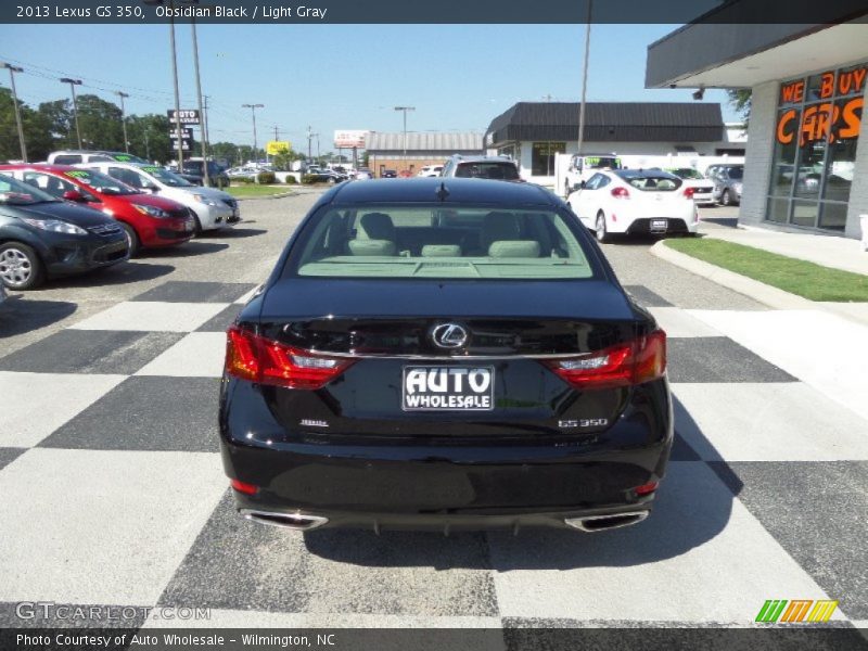 Obsidian Black / Light Gray 2013 Lexus GS 350