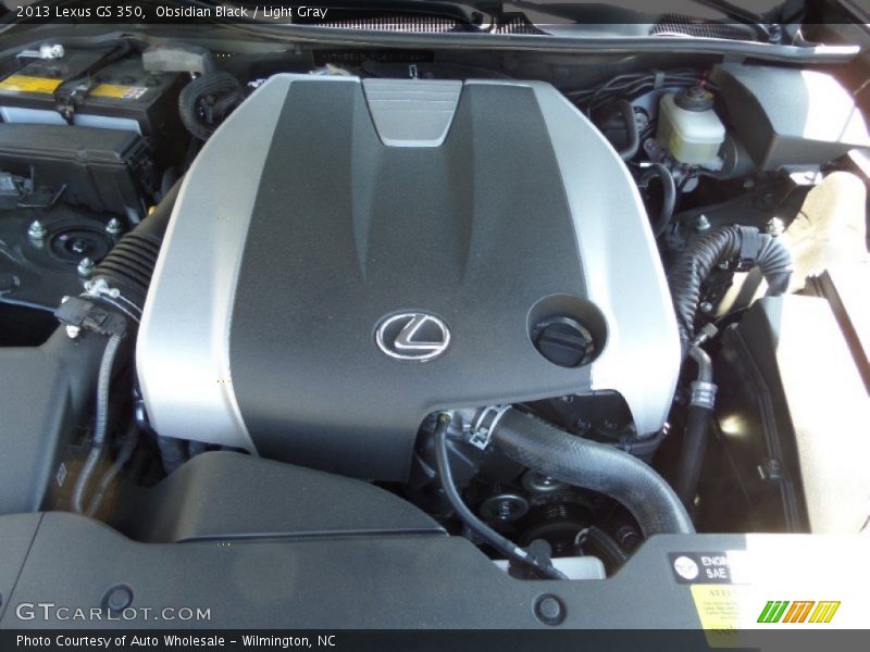 Obsidian Black / Light Gray 2013 Lexus GS 350