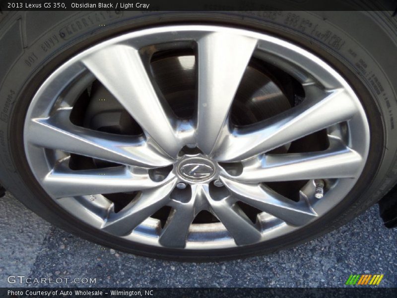 Obsidian Black / Light Gray 2013 Lexus GS 350