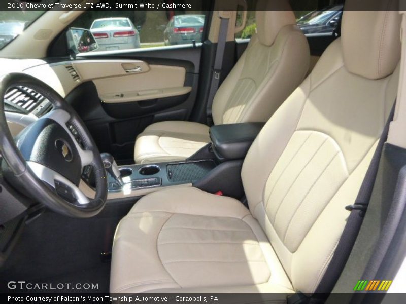 Summit White / Cashmere 2010 Chevrolet Traverse LTZ AWD