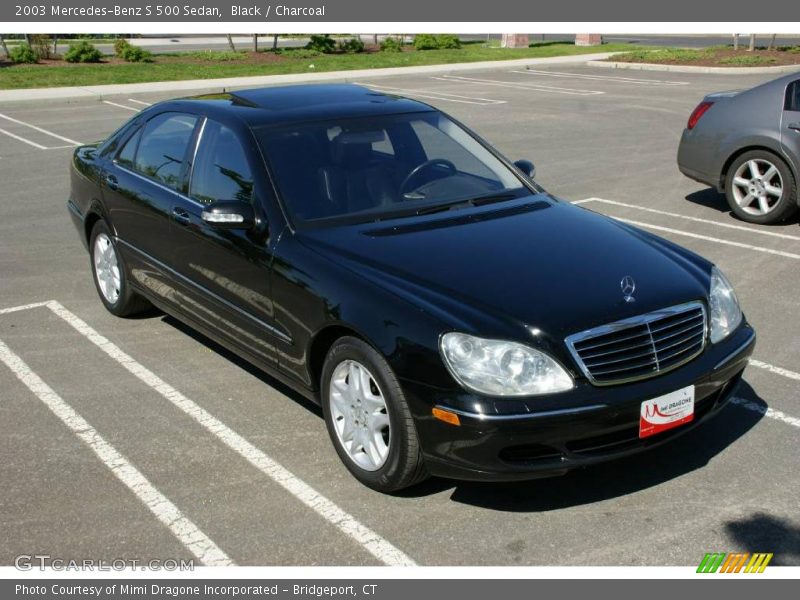 Black / Charcoal 2003 Mercedes-Benz S 500 Sedan