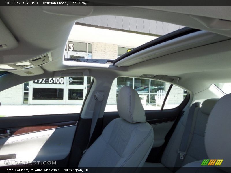 Obsidian Black / Light Gray 2013 Lexus GS 350