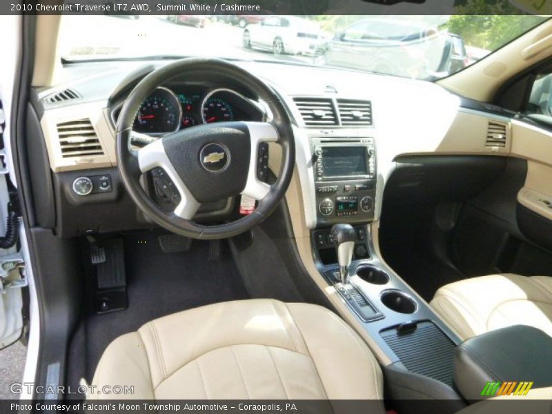 Summit White / Cashmere 2010 Chevrolet Traverse LTZ AWD