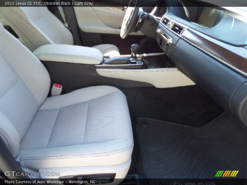 Obsidian Black / Light Gray 2013 Lexus GS 350
