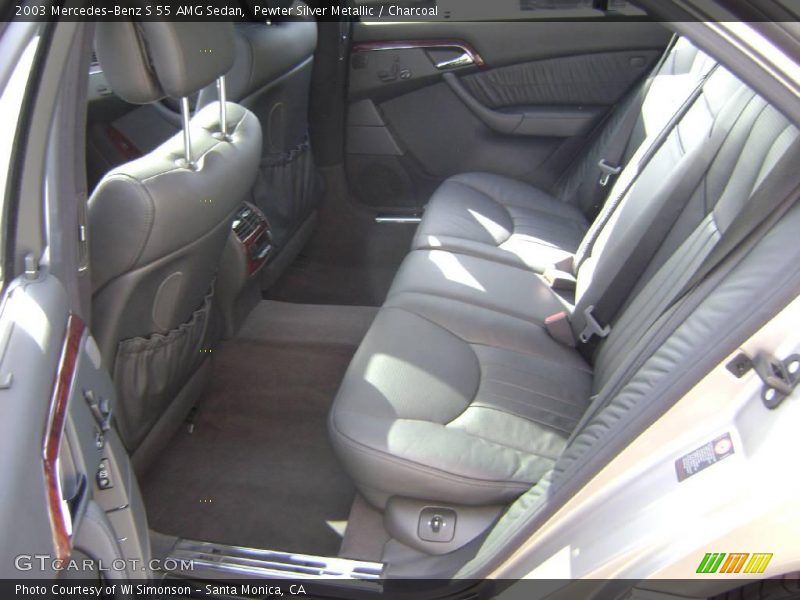 Pewter Silver Metallic / Charcoal 2003 Mercedes-Benz S 55 AMG Sedan