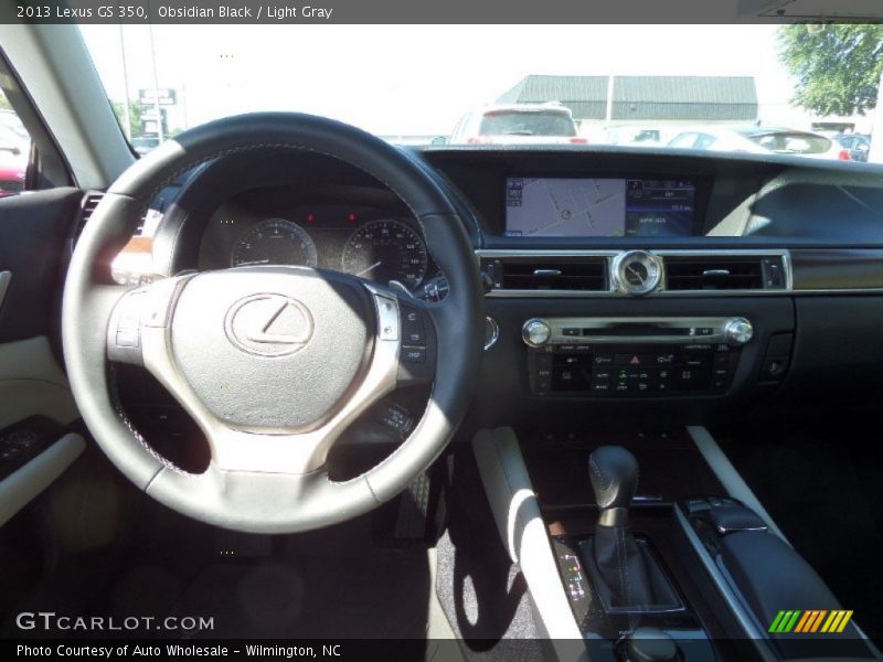 Obsidian Black / Light Gray 2013 Lexus GS 350