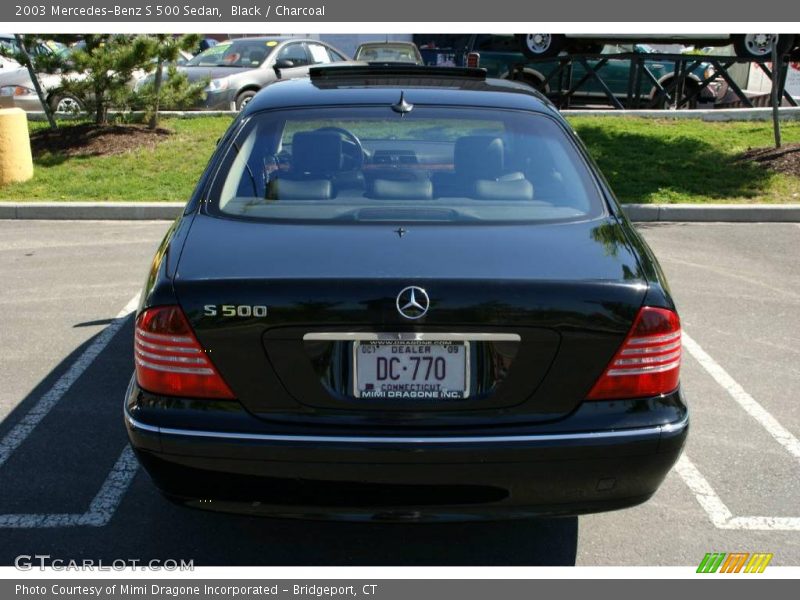 Black / Charcoal 2003 Mercedes-Benz S 500 Sedan