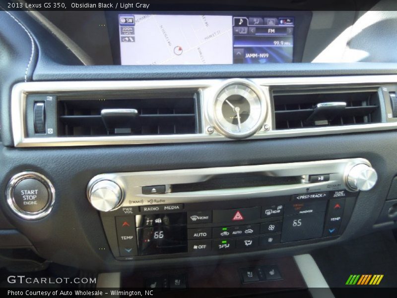 Obsidian Black / Light Gray 2013 Lexus GS 350