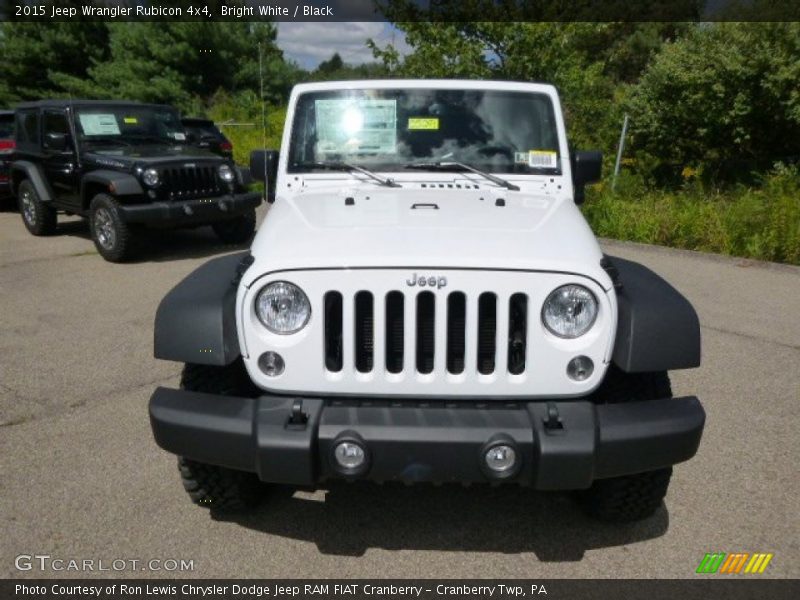 Bright White / Black 2015 Jeep Wrangler Rubicon 4x4