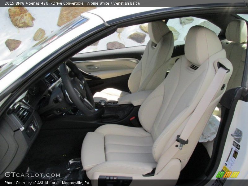 Front Seat of 2015 4 Series 428i xDrive Convertible