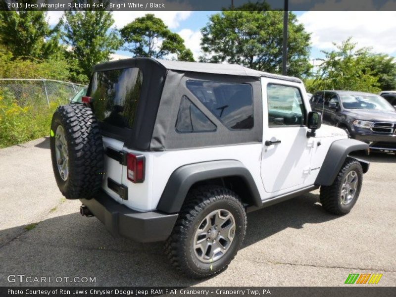 Bright White / Black 2015 Jeep Wrangler Rubicon 4x4