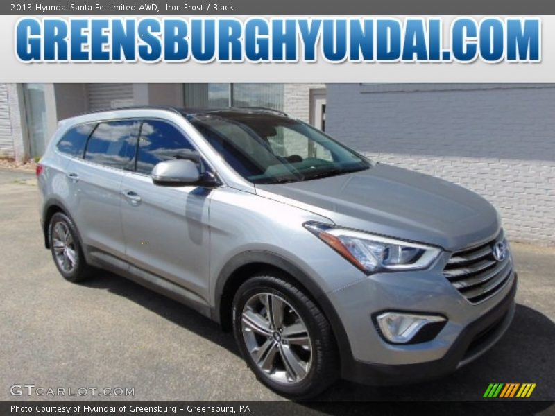 Iron Frost / Black 2013 Hyundai Santa Fe Limited AWD