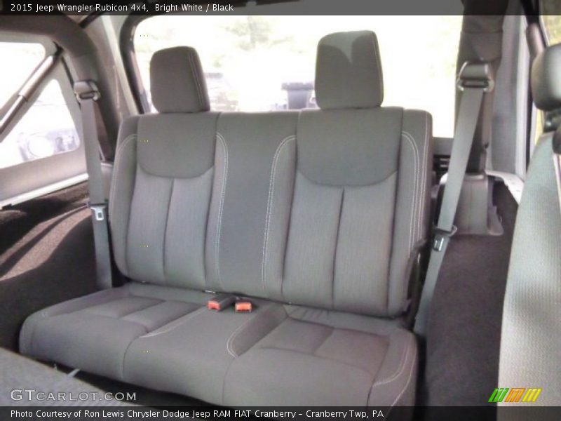 Rear Seat of 2015 Wrangler Rubicon 4x4