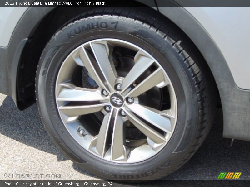 Iron Frost / Black 2013 Hyundai Santa Fe Limited AWD