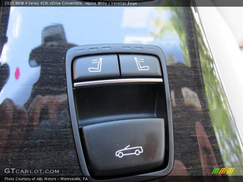 Controls of 2015 4 Series 428i xDrive Convertible