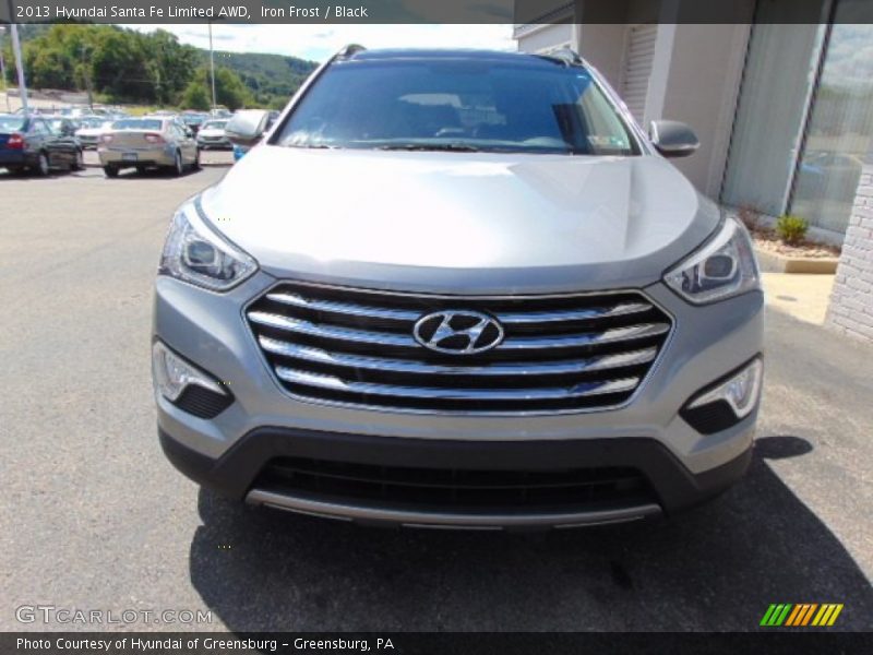 Iron Frost / Black 2013 Hyundai Santa Fe Limited AWD