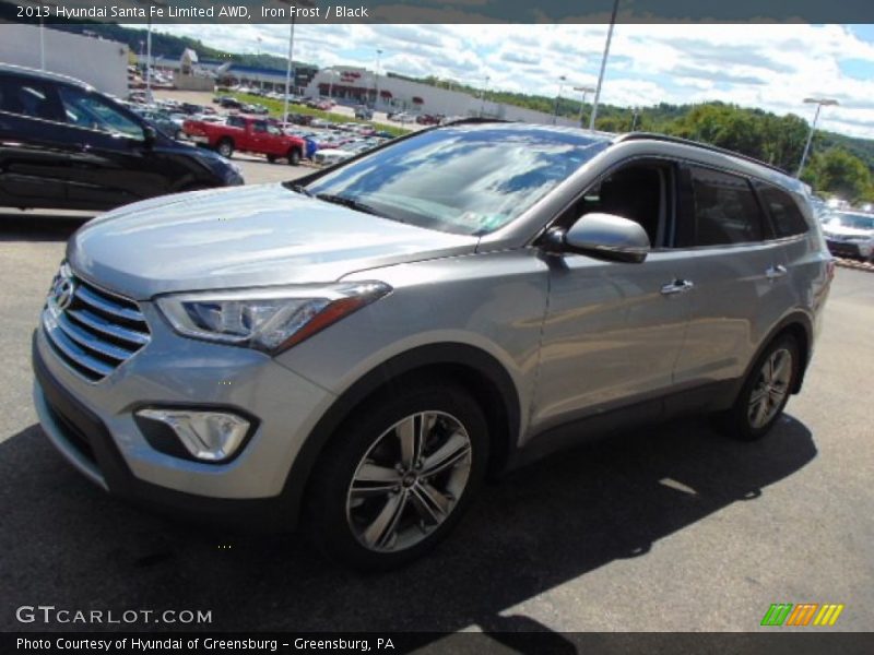 Iron Frost / Black 2013 Hyundai Santa Fe Limited AWD