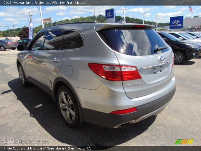 Iron Frost / Black 2013 Hyundai Santa Fe Limited AWD