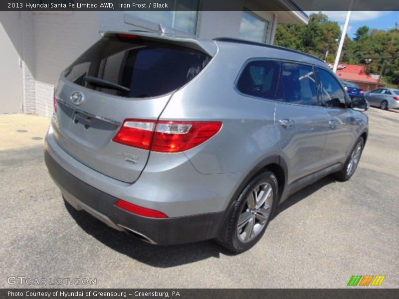 Iron Frost / Black 2013 Hyundai Santa Fe Limited AWD