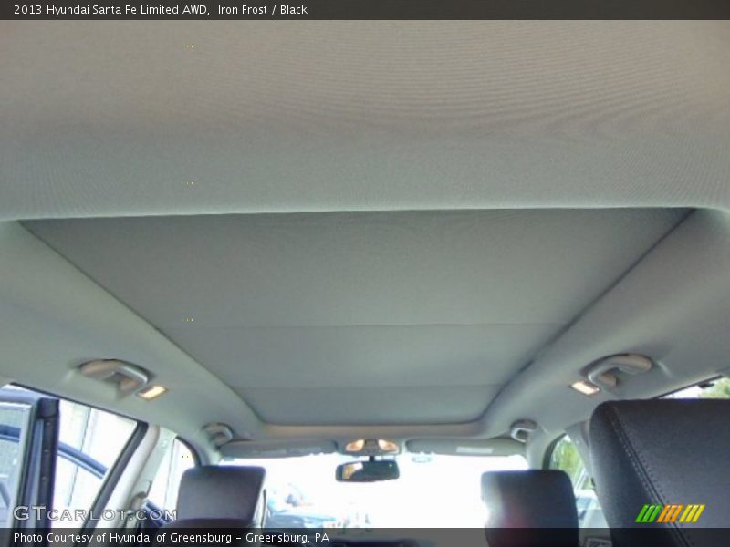 Iron Frost / Black 2013 Hyundai Santa Fe Limited AWD