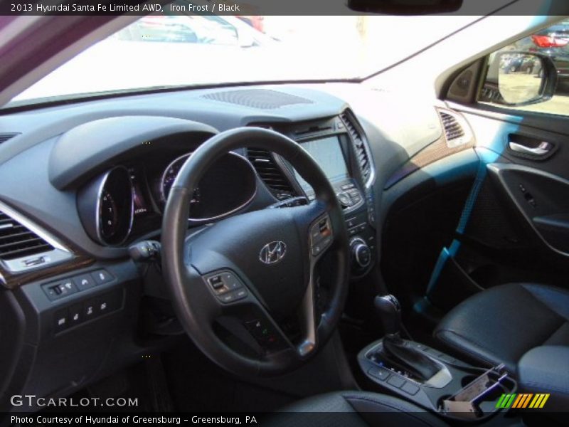 Iron Frost / Black 2013 Hyundai Santa Fe Limited AWD