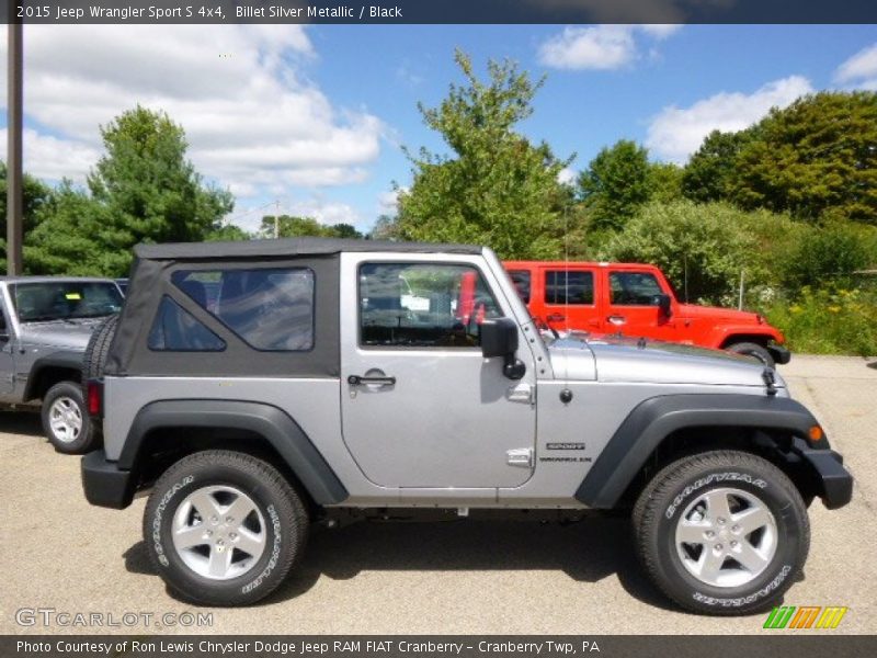 Billet Silver Metallic / Black 2015 Jeep Wrangler Sport S 4x4