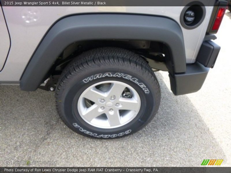 Billet Silver Metallic / Black 2015 Jeep Wrangler Sport S 4x4